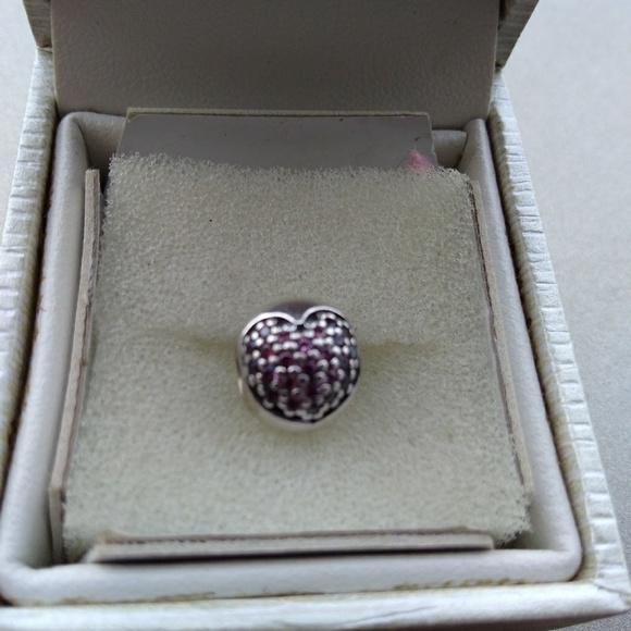 Heart  Pandora Clip Bead - Picture 5 of 8